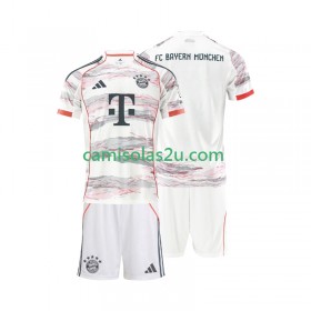 Camisolas de futebol Bayern München Criança Equipamento Alternativa 2025/26 Manga Curta